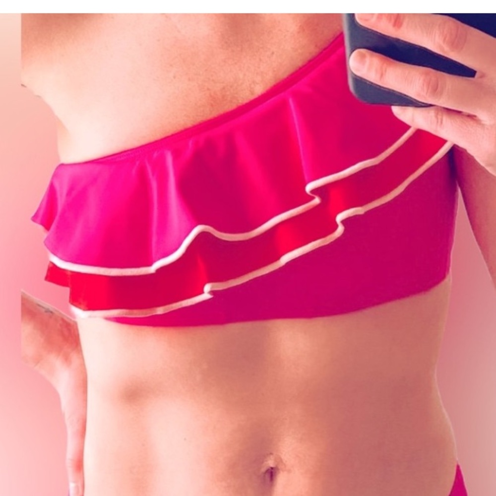 Summersalt Pink Ruffle Bikini Top - Picture 2 of 5